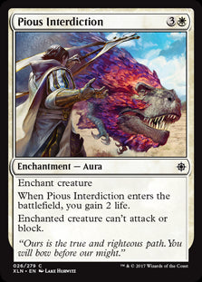 Pious Interdiction MTG Single | Ixalan #026
