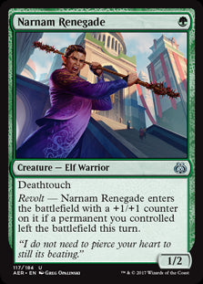 Narnam Renegade MTG Aether Revol...
