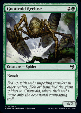 Gnottvold Recluse #172 MTG Kaldheim Single