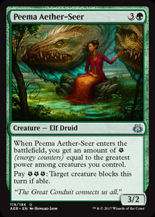 Peema Aether-Seer MTG Aether Revolt #119