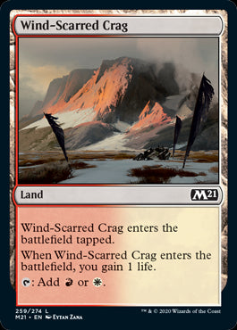 Wind-Scarred Crag #259 MTG Core ...