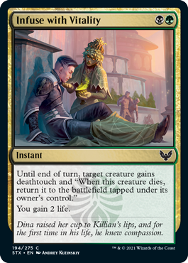 Infuse with Vitality #194 MTG Strixhaven Single