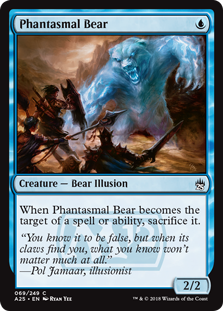 Phantasmal Bear | Magic! The Gathering Masters 25 #069