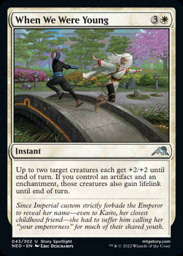 When We Were Young Kamigawa Neon Dynasty - 043 Non-Foil