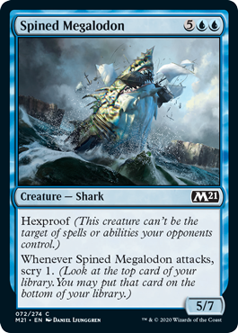 Spined Megalodon #072 MTG Core 2021 Single