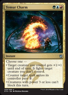 Temur Charm #208 MTG Khans Of Ta...