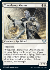 Thunderous Orator #035 MTG Strix...