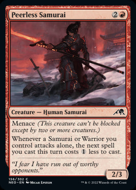 Peerless Samurai Kamigawa Neon Dynasty - 156 Non-Foil