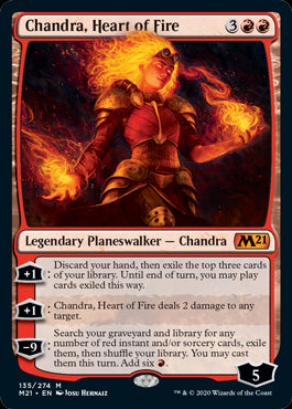 Chandra, Heart of Fire #135 MTG ...