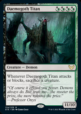 Daemogoth Titan #174 MTG Strixha...