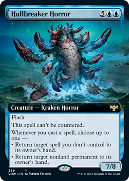 Extended Art Hullbreaker Horror #359 MTG Crimson Vow Single