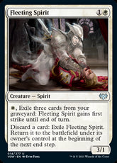 Fleeting Spirit #014 MTG Crimson...