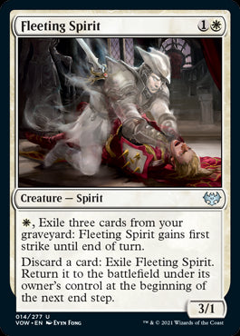 Fleeting Spirit #014 MTG Crimson Vow Single