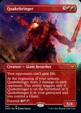 Quakebringer Borderless #297 MTG...