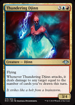 Thundering Djinn #215 | Modern Horizons MTG Singles
