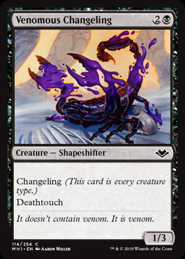 Venomous Changeling #114 | Modern Horizons MTG Singles