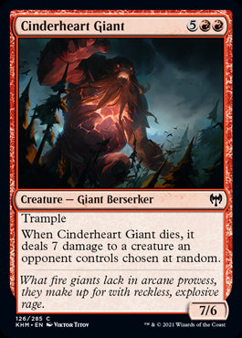 Cinderheart Giant #126 MTG Kaldh...