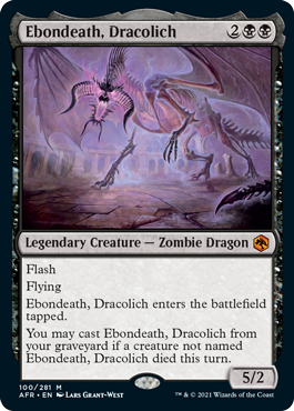 Ebondeath, Dracolich #100 | Adventures in the Forgotten RealmsSingles
