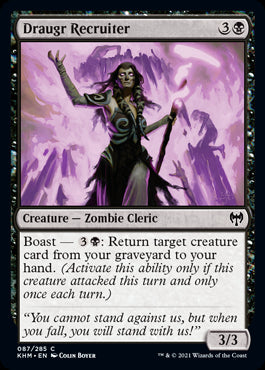 Draugr Recruiter #087 MTG Kaldhe...