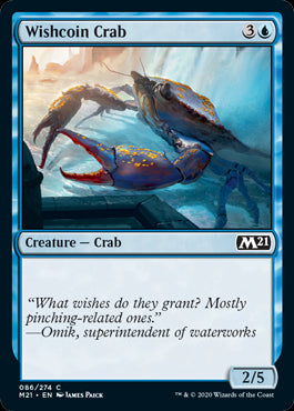 Wishcoin Crab #086 MTG Core 2021...