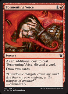 Tormenting Voice #123 MTG Khans ...