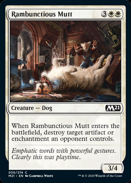 Rambunctious Mutt #030 MTG Core 2021 Single