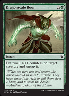 Dragonscale Boon #131 MTG Khans ...