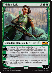 Vivien Reid MTG Single | Core Set 2019 #208
