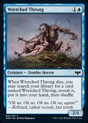 Wretched Throng #091 MTG Crimson Vow Single