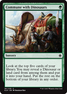 Commune with Dinosaurs MTG Single | Ixalan #181