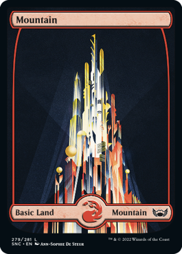 Mountain Full Art Basic Land Streets Of New Capenna #279