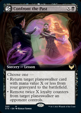 Confront the Past #303 MTG Strixhaven Extended Art Single