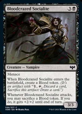 Bloodcrazed Socialite #096 MTG Crimson Vow Single