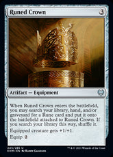 Runed Crown #245 MTG Kaldheim Si...