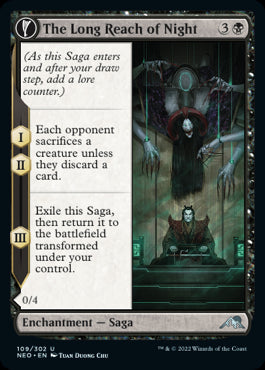 The Long Reach of Night // Animus of Night's Reach - NEO 109 Non-Foil