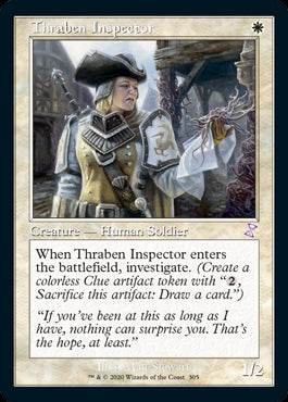 Thraben Inspector #305 Time Spiral Remastered Retro Frame Single