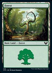 Forest V.1 #374 MTG Strixhaven Basic Land Single