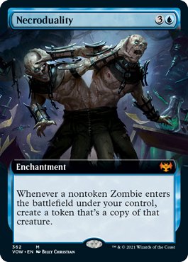 Extended Art Necroduality #362 MTG Crimson Vow Single