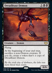 Dreadfeast Demon #108 MTG Crimson Vow Single