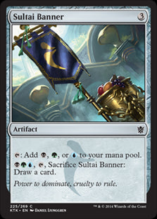 Sultai Banner #225 MTG Khans Of ...