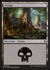 Swamp V.3 #260 MTG Khans Of Tark...