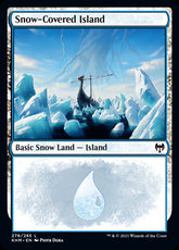 Snow-Covered Island #278 MTG Kal...