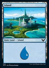 Island V.2 #369 MTG Strixhaven Basic Land Single