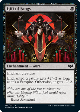 Gift of Fangs #113 MTG Crimson Vow Single