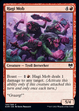Hagi Mob #140 MTG Kaldheim Single