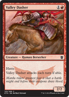 Valley Dasher #125 MTG Khans Of Tarkir Single