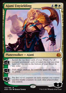 Ajani Unyielding MTG Aether Revolt #127