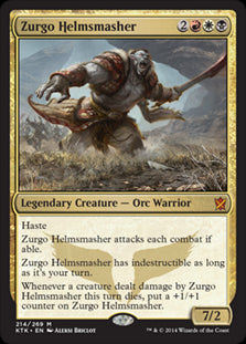 Zurgo Helmsmasher #214 MTG Khans...