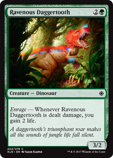 Ravenous Daggertooth MTG Single | Ixalan #202