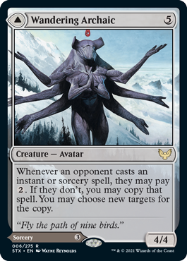 Wandering Archaic // Explore the Vastlands #006 MTG Strixhaven Single